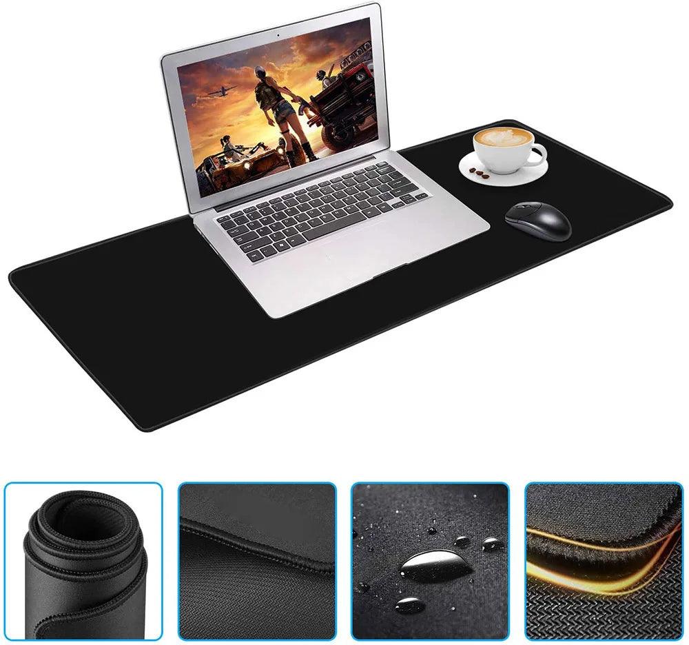 Black Desk Mouse Pad - Large 90x40 Protection - AltrasTech