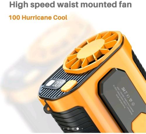 USB Rechargeable Waist Clip Fan - Stay Cool Anywhere - AltrasTech