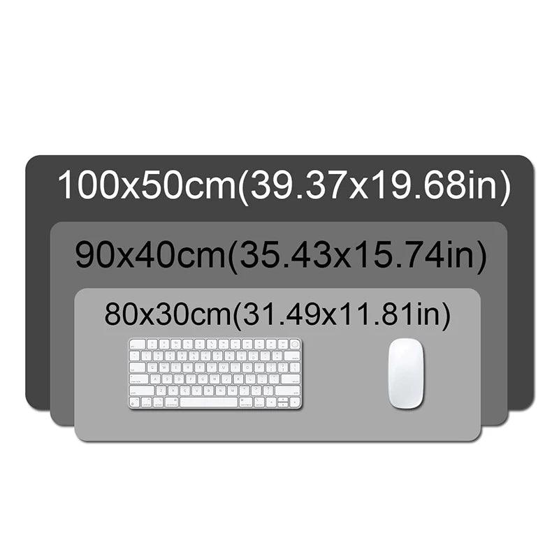 Black Desk Mouse Pad - Large 90x40 Protection - AltrasTech