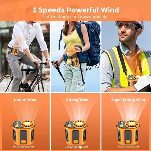 USB Rechargeable Waist Clip Fan - Stay Cool Anywhere - AltrasTech